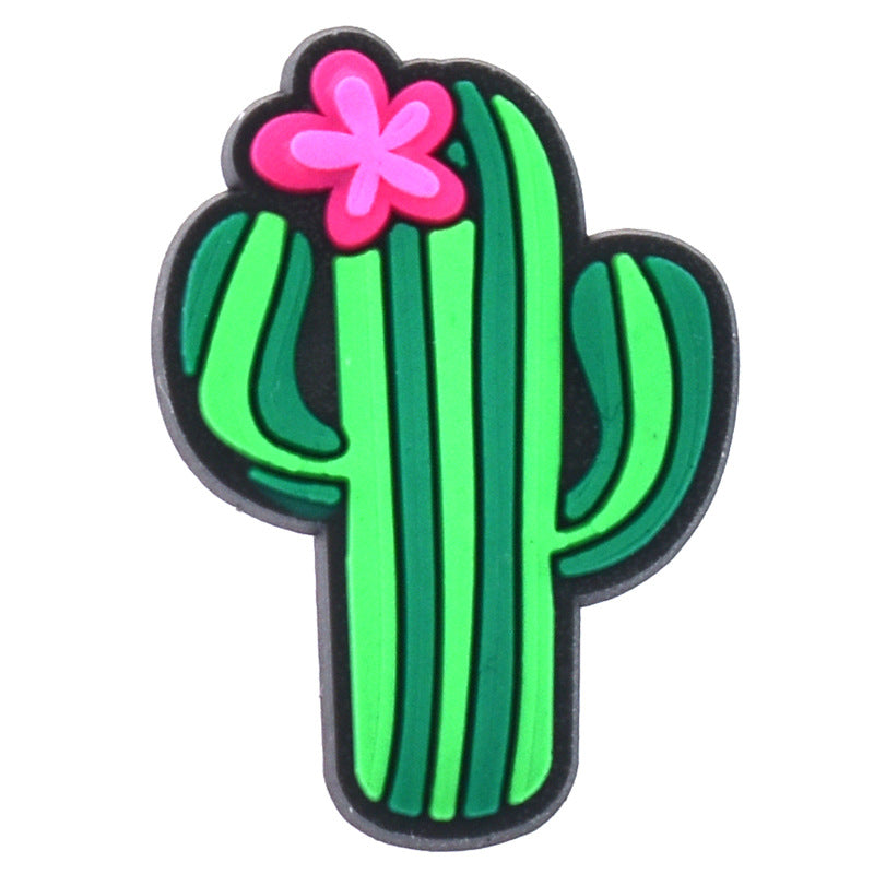 Wholesale 100pcs Summer Soft Rubber DIY Shoe Flower Decorative Buckle Accessories